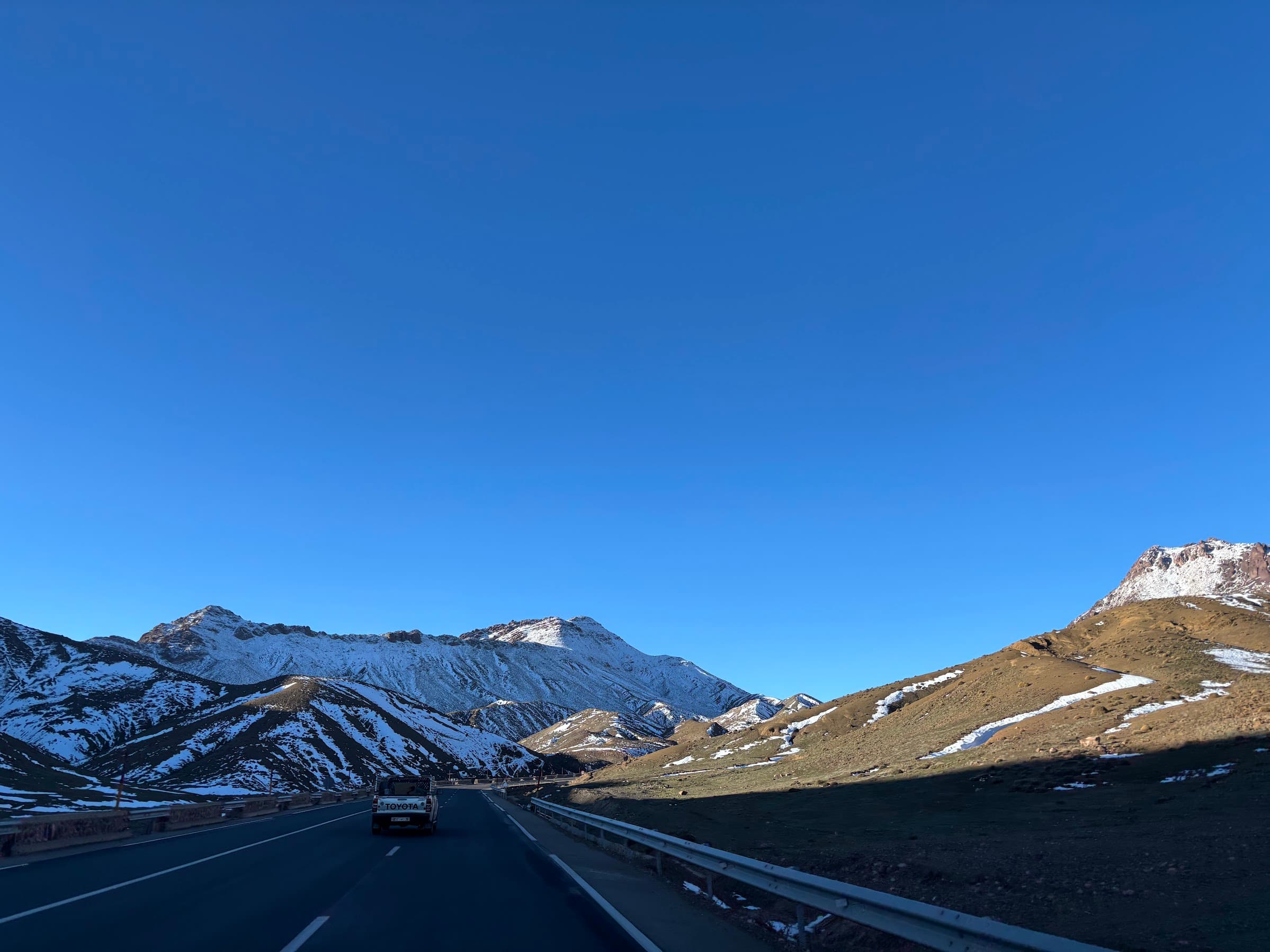Snow in Morocco
